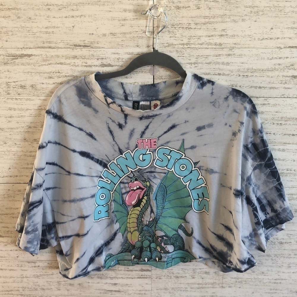 ROLLING STONES H&M CROP TOP | SIZE S - Picture 2 of 5